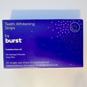 Teeth Whitening Strip BURST Kit By Burst Sensitive 10 Treatments EXP JULY 14 ‘24